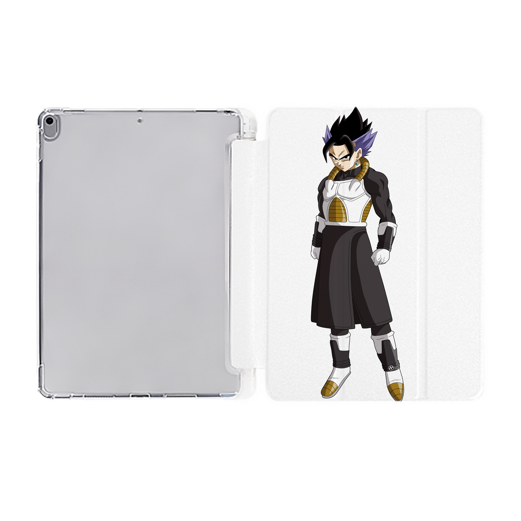 （画像用） ドラゴンボール ベジット DRAGON BALL Vegetto IPad ケース ペン収納付き 三つ折りスタンド PUレザー×シリコン 対応機種9.5/10.5/10.9インチ